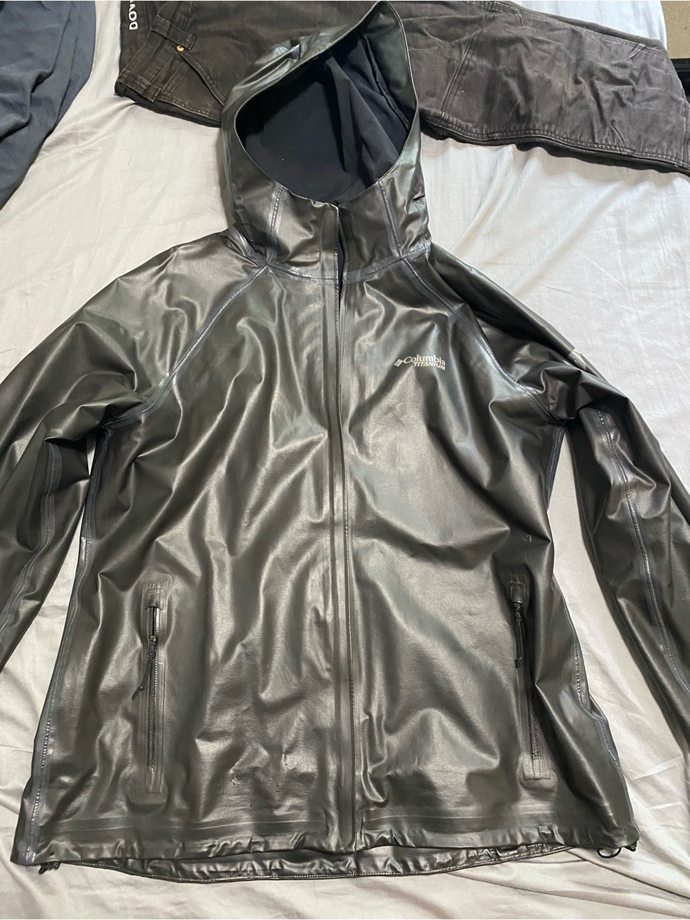 Columbia Women’s Outdry Black Waterproof Hooded Jacket
